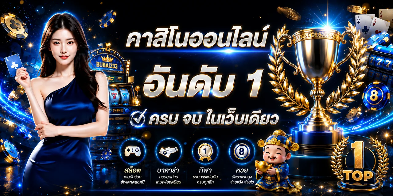 แบนเนอร์ BUBAI333 คาสิโนและเกมออนไลน์